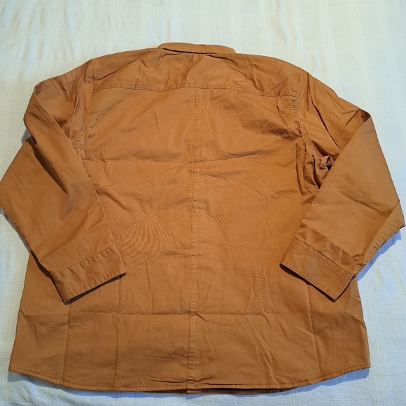 Lands' End men's size XXL or 50-52 Golden Pecan color, flannel lined, New - Picture 5 of 7